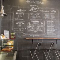 100% vegan - menu at Black Mamba Burgers and Records in Porto