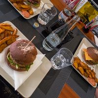 burgers at Black Mamba Burgers and Records in Porto