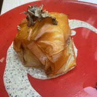 Filetto di barbabietola in crosta  at Ristorante Da Mario alla Fava in Venice