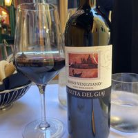 Vegan wine  at Ristorante Da Mario alla Fava in Venice