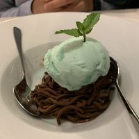 “After eight” spaghetti  at Ristorante Da Mario alla Fava in Venice