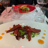 Vegan bresaola at Ristorante Da Mario alla Fava in Venice