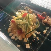 zucchini spaghetti  at Ristorante Da Mario alla Fava in Venice