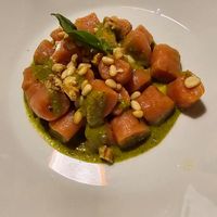 Red potato gnocchi at Ristorante Da Mario alla Fava in Venice