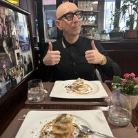 Pistachio dessertt  at Ristorante Da Mario alla Fava in Venice