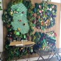 Nice indoor decoration at Il Vegano Bistrot in Florence