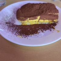 Vegan tiramisu at Il Vegano Bistrot in Florence