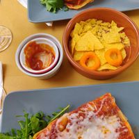 Lasagne at Il Vegano Bistrot in Florence