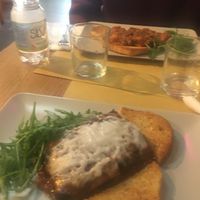 Parmigiana and gulags  at Il Vegano Bistrot in Florence
