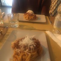 Pasta with tomato   at Il Vegano Bistrot in Florence