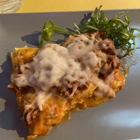 Lasagna  at Il Vegano Bistrot in Florence