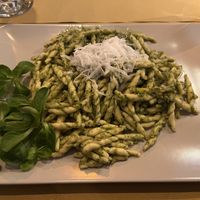 Pasta with pesto  at Il Vegano Bistrot in Florence
