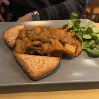 Seitan goulash   at Il Vegano Bistrot in Florence