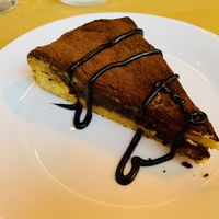 Pear chocolate cake  at Il Vegano Bistrot in Florence