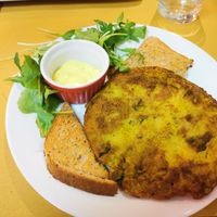 Omelette at Il Vegano Bistrot in Florence