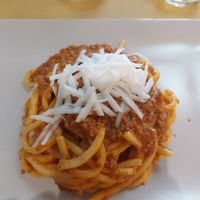 pasta al ragù at Il Vegano Bistrot in Florence