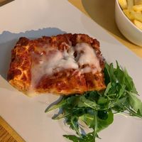Lasagna de seitan at Il Vegano Bistrot in Florence