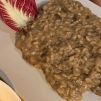 Rissotto al fungi at Il Vegano Bistrot in Florence