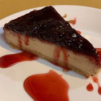 Cheessecake at Il Vegano Bistrot in Florence