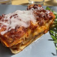 Lasagne  at Il Vegano Bistrot in Florence