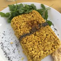 Tempeh crumble over potatoes (7,5/10)  at Il Vegano Bistrot in Florence