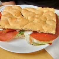 Focaccia at Il Vegano Bistrot in Florence
