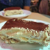 Tiramisu €5.00 at Il Vegano Bistrot in Florence