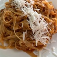 Tagliatelle al ragu  at Il Vegano Bistrot in Florence