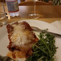 Lasagna di seitan at Il Vegano Bistrot in Florence