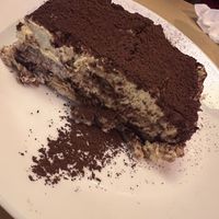 Really tasty tiramisu   at Il Vegano Bistrot in Florence