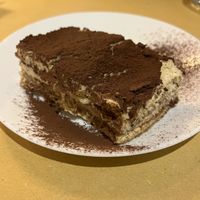 Tiramisu  at Il Vegano Bistrot in Florence