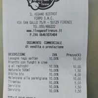  at Il Vegano Bistrot in Florence