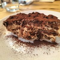 tiramisù at Il Vegano Bistrot in Florence