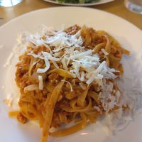 Excellent tagliatelle at Il Vegano Bistrot in Florence