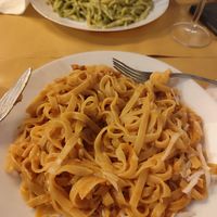 Ragu and pesto at Il Vegano Bistrot in Florence