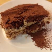 Tiramisú at Il Vegano Bistrot in Florence