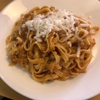 Tagliatelle al ragù   at Il Vegano Bistrot in Florence