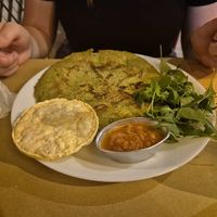The omelette at Il Vegano Bistrot in Florence
