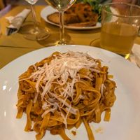 Tagliatelle at Il Vegano Bistrot in Florence