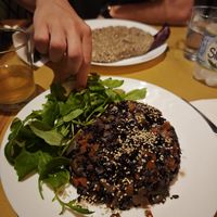 Arroz venus at Il Vegano Bistrot in Florence