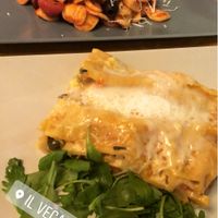 Lasagna Bianca e orecchiette con pomini e olive... saporito e molto buono!  at Il Vegano Bistrot in Florence