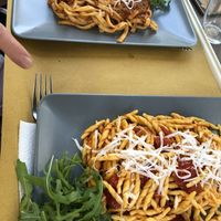 Vegan pastas at Il Vegano Bistrot in Florence
