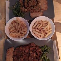 As you can see every dish is very well served as well as abundant in quantity. Every ingredient is organic and veg friendly! at Il Vegano Bistrot in Florence