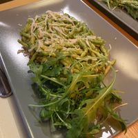 Pesto pasta - tasted a little bitter at Il Vegano Bistrot in Florence