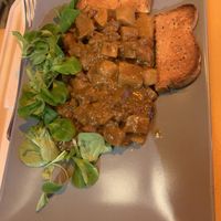 Amazing seitan goulash! at Il Vegano Bistrot in Florence