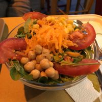 little mixed salad at Il Vegano Bistrot in Florence