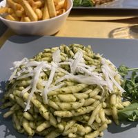Pesto pasta  at Il Vegano Bistrot in Florence