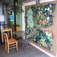 Nice area where to sit and enjoy the delicious food! at Il Vegano Bistrot in Florence