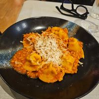 Stuffed pasta at Amaranto in Ravenna