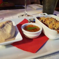 Crumble di pesche at Amaranto in Ravenna